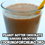 peanut butter chocolate banana smoothie