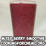 mixed berry smoothie