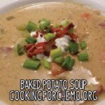 baked potato soup recipe for cancer and chemotherapy by chef ryan callahan and cooking for chemo