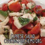caprese salad recipe for cancer and chemotherapy by chef ryan callahan and cooking for chemo