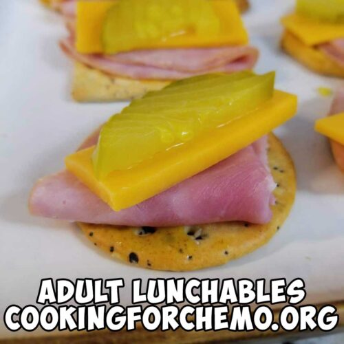 Adult Lunchables - Cooking for Chemo